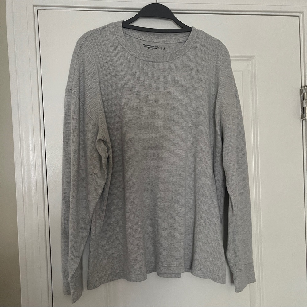 Abercrombie Long Sleeve Relaxed Thermal Long Sleeve Tee
